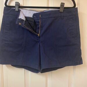 J Crew Size 14 Women's Navy Shorts 4”